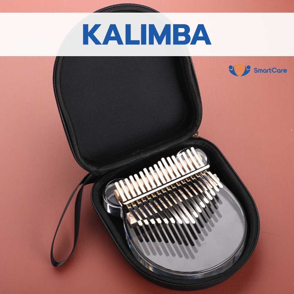 SmartCare kalimba 17 คีย์  เปียโนพกพา อะคริลิค Kimi crystal แถมฟรี กระเป๋า และอุปกรณ์ครบชุด
