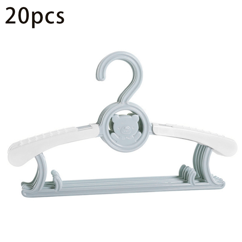 20Pcs Baby Clothes Hanger Flexible Racks Clothing Display Kids