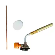 ภาพขนาดย่อของภาพหน้าปกสินค้าหัวพ่นแก๊ส KT-2104 ลวดทองแดง+น้ำยาประสาน เชื่อมท่อแอร์ เชื่อมท่อทองแดง หัวพ่นไฟ อเนกประสงค์ สำหรับช่างแอร์ จากร้าน Home&Tools บน Lazada ภาพที่ 3