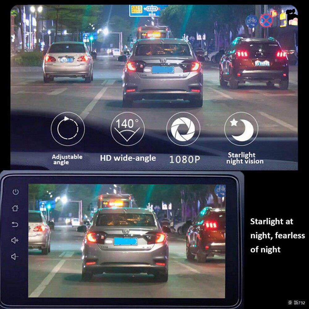 U2 กล้องติดรถยนต์ ระบบนำทาง USB เครื่องบันทึกที่ซ่อนรถ DVR เครื่องบันทึกวิดีโอการขับขี่ 1080P 140°ADAS Dash Cam Monitor