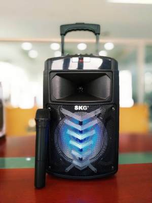 ดูภาพ ลำโพงล้อลาก Blutooth SKG รุ่น AV-8110 BT-4 (สีดำ) <br/>เพิ่มเติม ลำโพงล้อลาก Blutooth SKG รุ่น AV-8110 BT-4 (สีดำ)