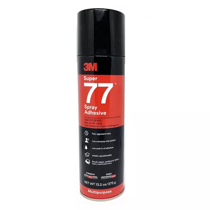 3M 77 Super Spray Adhesive กาวสเปรย์ 77 ขนาดบรรจุ 13.2 oz/ 375 g