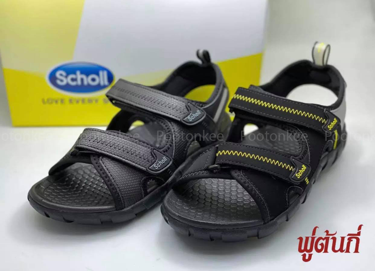 Scholl รองเท้าสกอลล์-เซส Zest รองเท้ารัดส้น Unisex รองเท้าสุขภาพ Comfort Sandal เบา ทนทาน