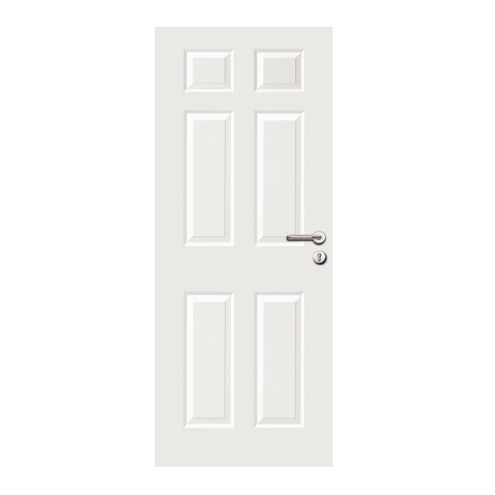 ประตู HDF METRO ROMA 601 6 ฟัก 80x200 ซม.ประตูสำหรับภาย