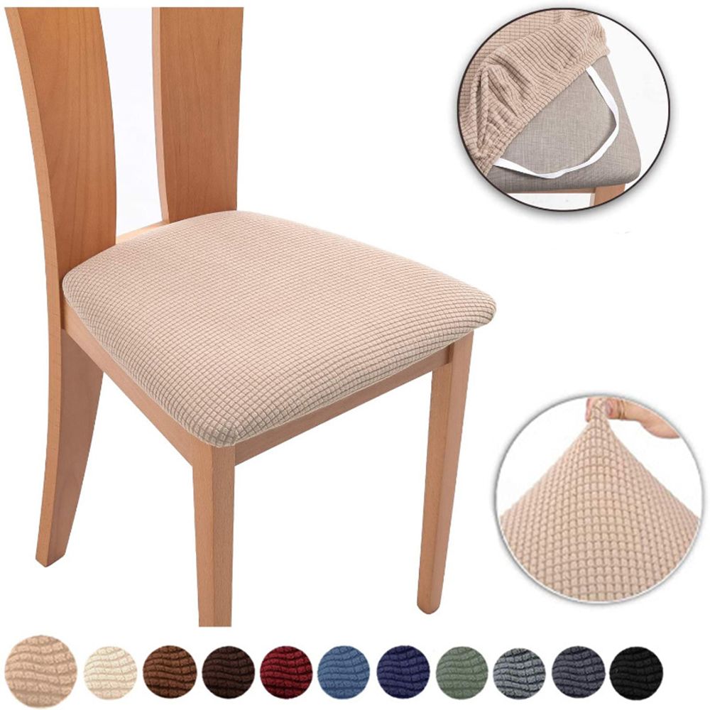 QIGUI Home Decor Elastic Seat Cushion Dining Chair Chair Cover