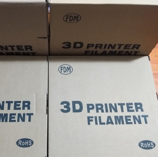 3D Filament PLA/ เส้นใยพลาสติก/ filament PLA 1 kg,  size 1.75 mm, ส้ม/ Orange