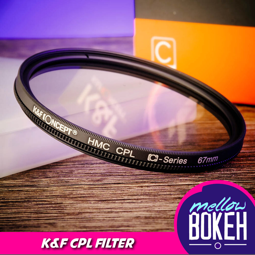 ฟิลเตอร์ CPL Circular Polarizer Filter (Multi Coated) K&F Concept Filter