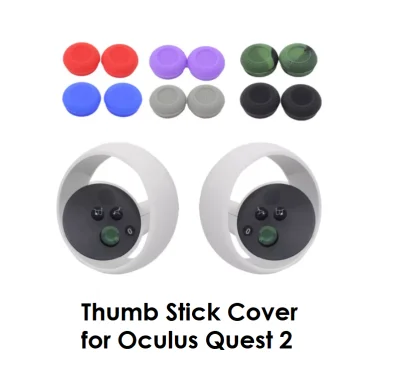 Quest 2 Accessories — Touch Controller Thumb Stick Silicone Cover for Oculus Quest 2
