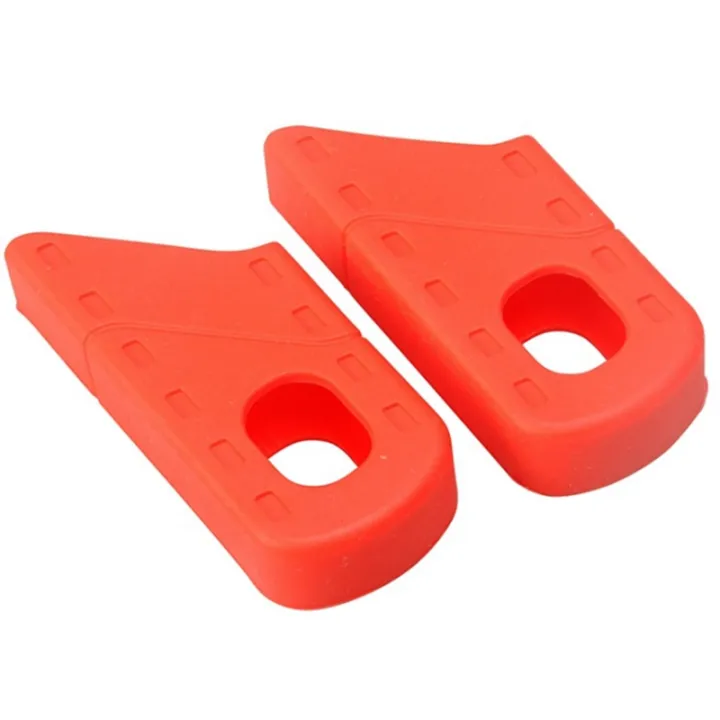 2pcs Universal Bicycle Fixed Gear Rubber Crankset Crank Protector Cover Case Mtb Road Bike Crank Arm Boot Sleeve Lazada Singapore