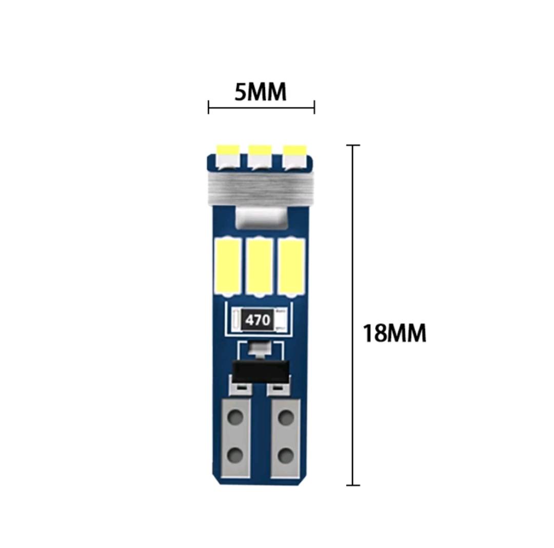 หลอดไฟแดชบอร์ด W3W T5 Led 73 74 17 27 สําหรับติดภายในรถยนต์ รถ ...
