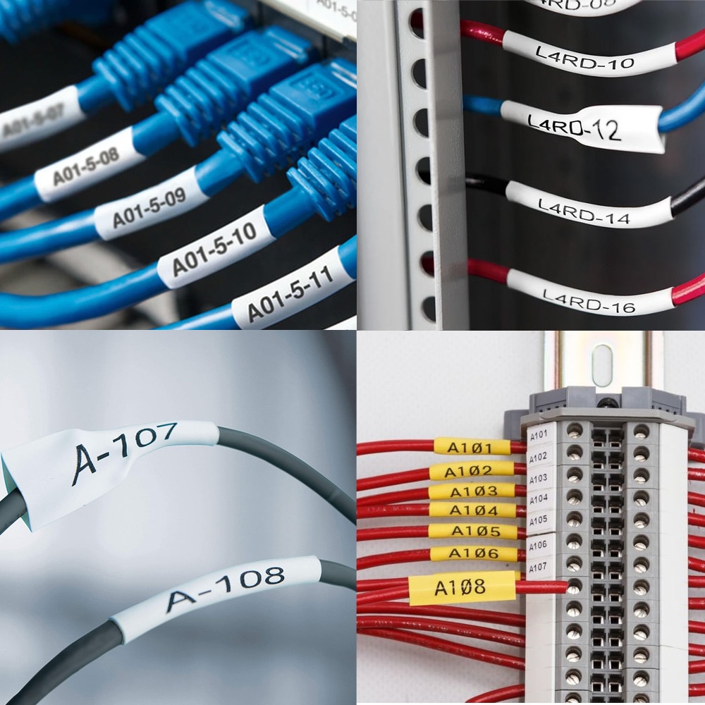 3PK Compatible Brother hse631 Hse231 Labels 12mm Heat Shrink Tube