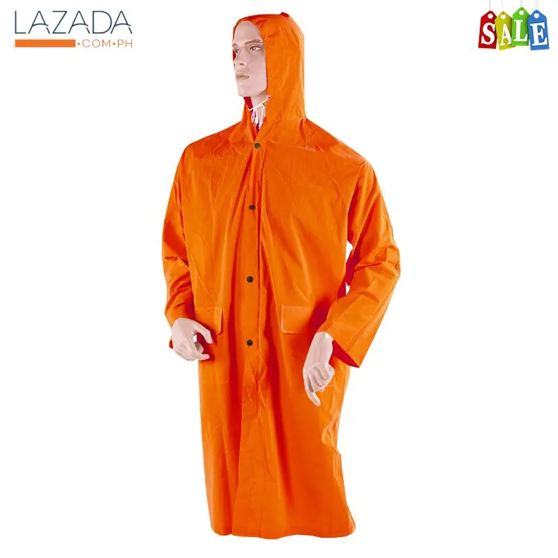 เสื้อกันฝน รุ่น Y003O-M ขนาด 110 ซม. M สีส้ม ส่งด่วนทุกวัน