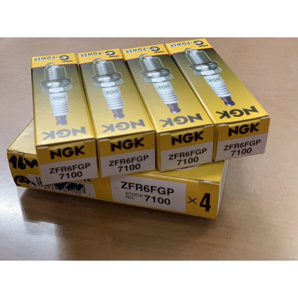 หัวเทียน NGK ZFR6FGP (แพ็ค4หัว) หัวเทียนเข็ม PLATINUM GPOWER หัวเทียนแ