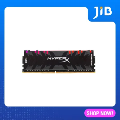 JIB 8GB (8GBx1) DDR4/3200 RAM PC (แรมพีซี) KINGSTON HyperX PREDATOR RGB (HX432C16PB3A/8)