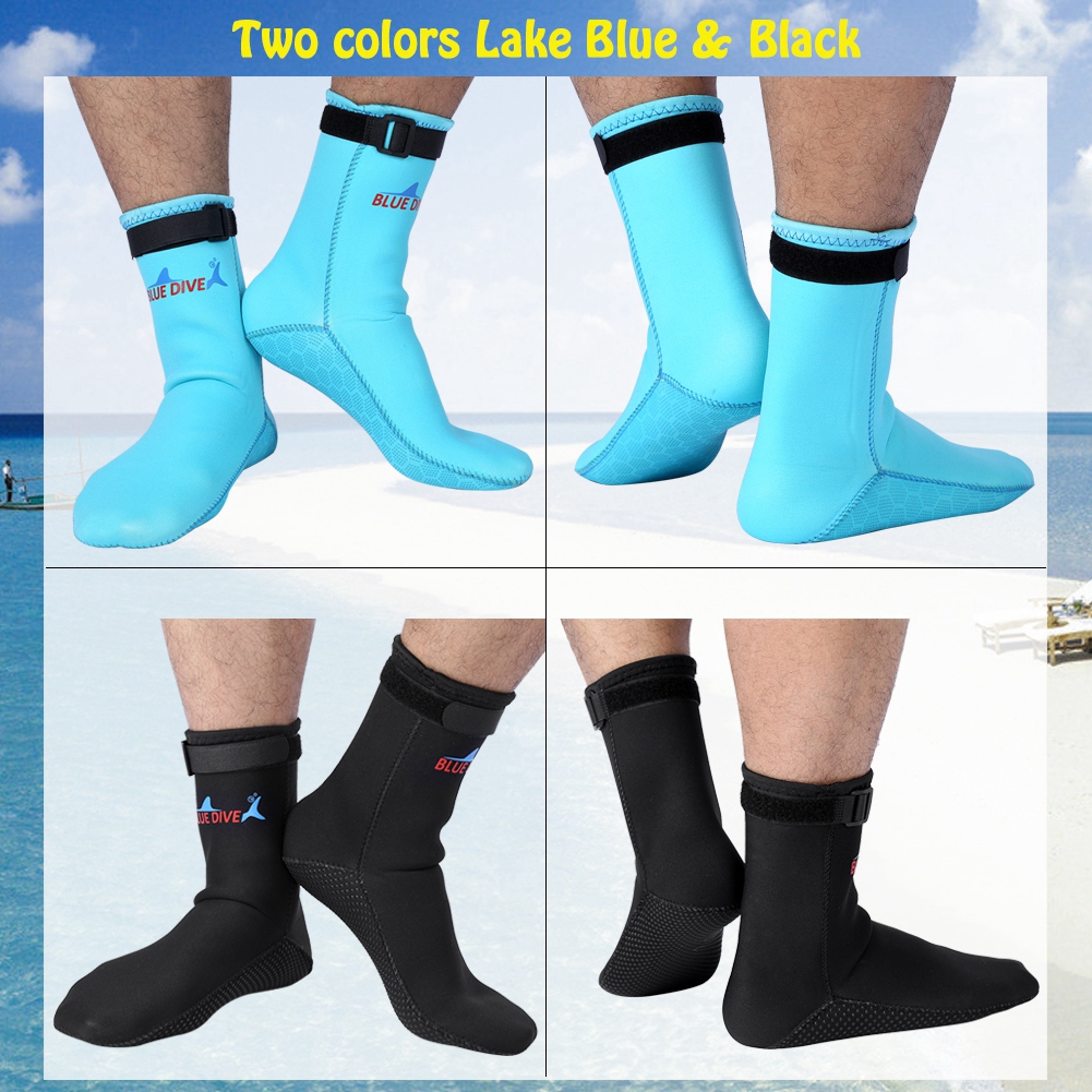 EM Adult Low Cut Fin Socks Nonslip Water Shoes Breathable Neoprene