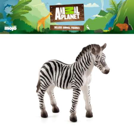 โมเดลสัตว์ลิขสิทธิ์ Animal Planet แท้ - Zebra Foal