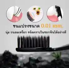 ภาพขนาดย่อของภาพหน้าปกสินค้าแปรงฟัน 1 แพ็ค10 ชิ้น แปรงสีฟัน สำหรับผู้ใหญ่ ขนนุ่ม แปรงได้ลึกถึงซอกฟัน ส่งจากไทย Monster2 shop จากร้าน Monster2 shop บน Lazada ภาพที่ 7