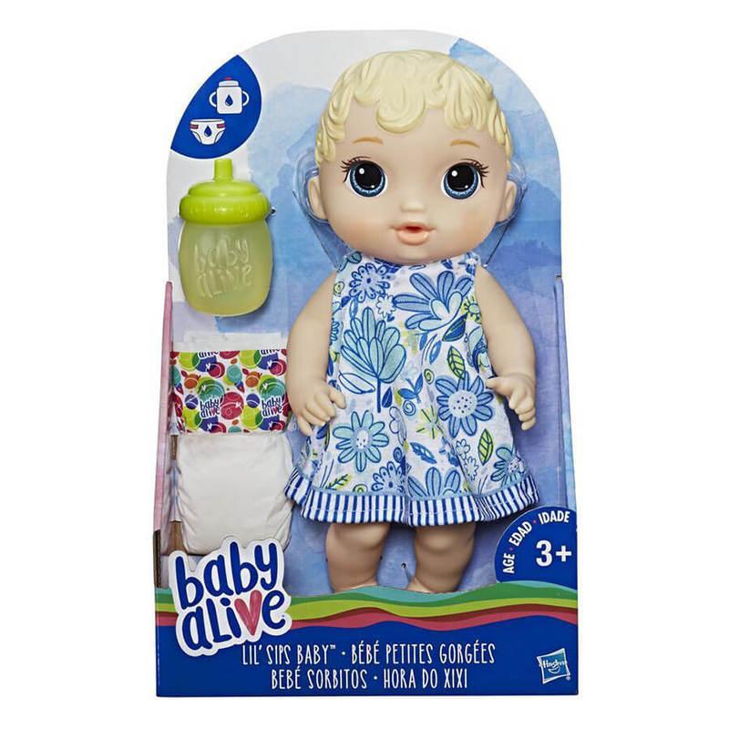 Baby Alive Lil Sips Blonde Baby (75364). 
