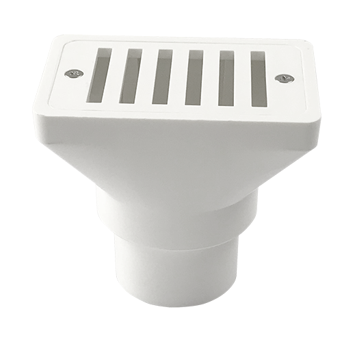 Emaux รางน้ำท่อระบายน้ำเข้า (สีขาว) / Emaux Gutter Drain Inlet Fitting (White)