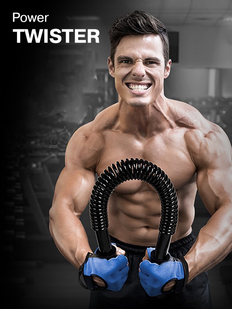 สปริงมือหัก Power Twister Fitness Bar อุปกรณ์ออกกำลังกายแขน อุปกรณ์ออกกำลังกายแขน อุปกรณ์สร้างกล้ามแขน