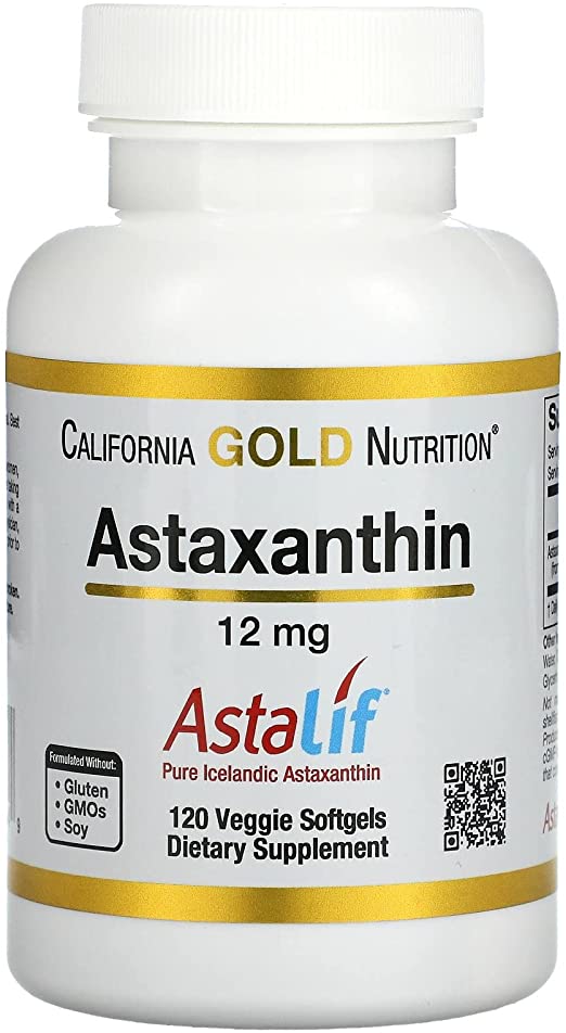 California Gold Nutrition, Astaxanthin, AstaLif Pure Icelandic, 12 mg