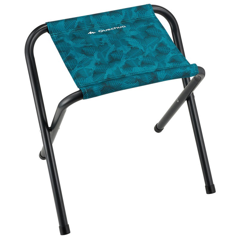 โปรโมชัน เก้าอี้สนาม  Decathlon เก้าอี้พับได้สำหรับตั้งแคมป์ (สีฟ้า) ราคาถูก  เก้าอี้สนาม  เก้าอี้พับ  เก้าอี้พกพา  เก้าอี้กลางแจ้ง