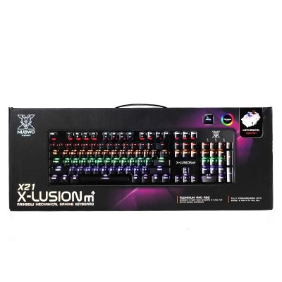 KEYBOARD NUBWO-X LUTION X21 M+ Blue-Switch (Black)