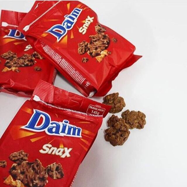 Daim snax  ช๊อคโกแลตครันชี่เคลือบ คาราเมล 145กรัม