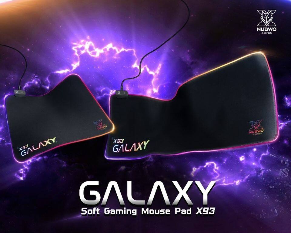 NUBWO X93 Galaxy Soft Gaming MousePad แผ่นรองเมาส์เกมมิ่ง