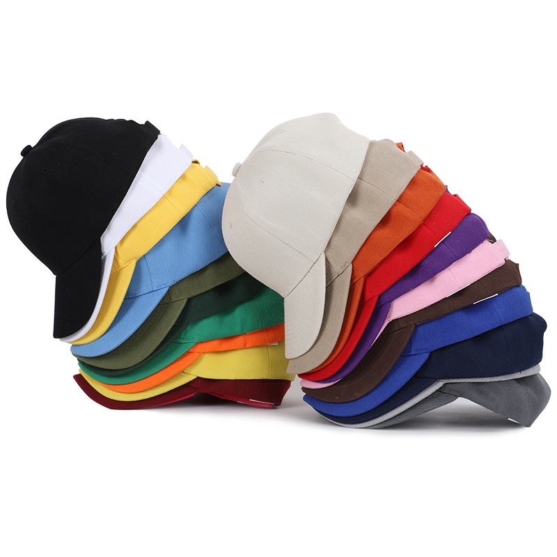 Plain Solid Color Baseball Caps 22 Multicolor Men Women Visor Hat
