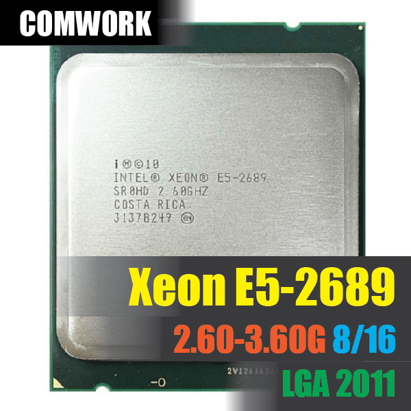 ซีพียู Intel XEON E5 2689 LGA 2011 CPU PROCESSOR X79 C602 MAC PRO 2013 WORKSTATION SERVER DELL HP COMWORK