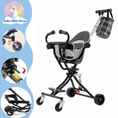 kiddy moll stroller, stroller, stroller, portable tricycle, baby car, big seat car, wheels with brakes, with wheels, model GBC30