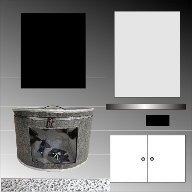 Hat Box Organizer Round Travel Hat Boxes Foldable Hat Storage Bag with Dustproof Lid Large Hat Storage Box Hat Boxes