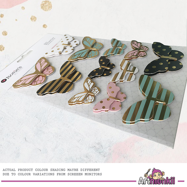 3D Butterfly Sticker, 3D Card boards Self adhesive, Scrapbooking