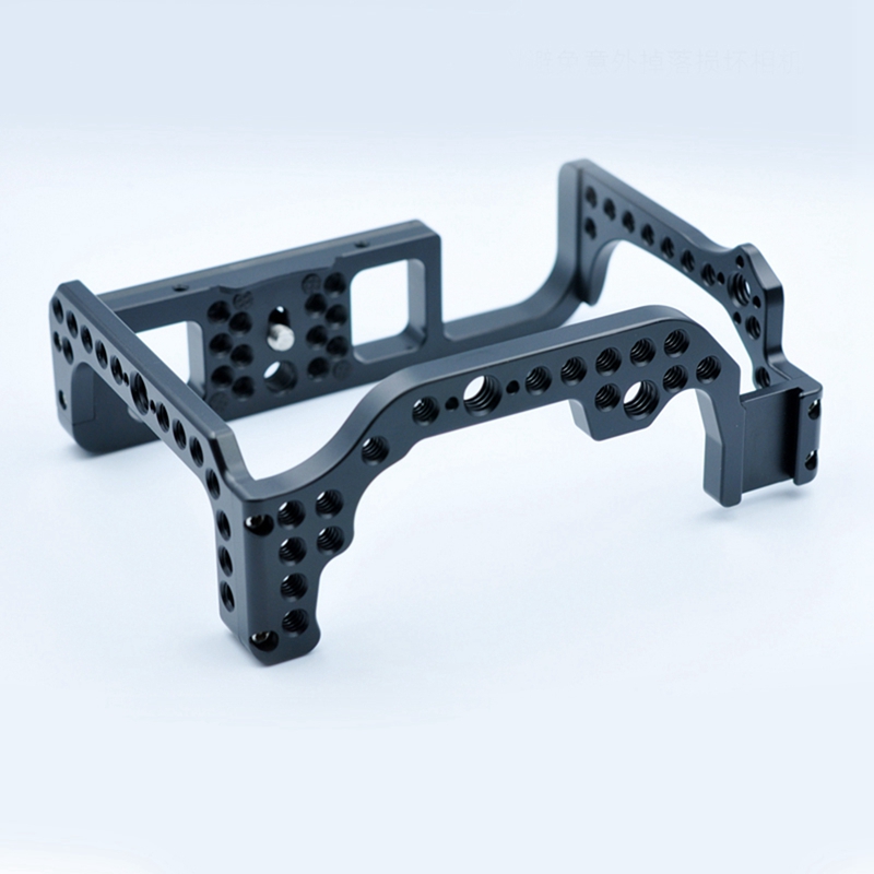 Camera Cage for Canon EOS R Feature with 1/4 3/8 Thread Holes for Magic Arm Microphone Fill Light Attachment