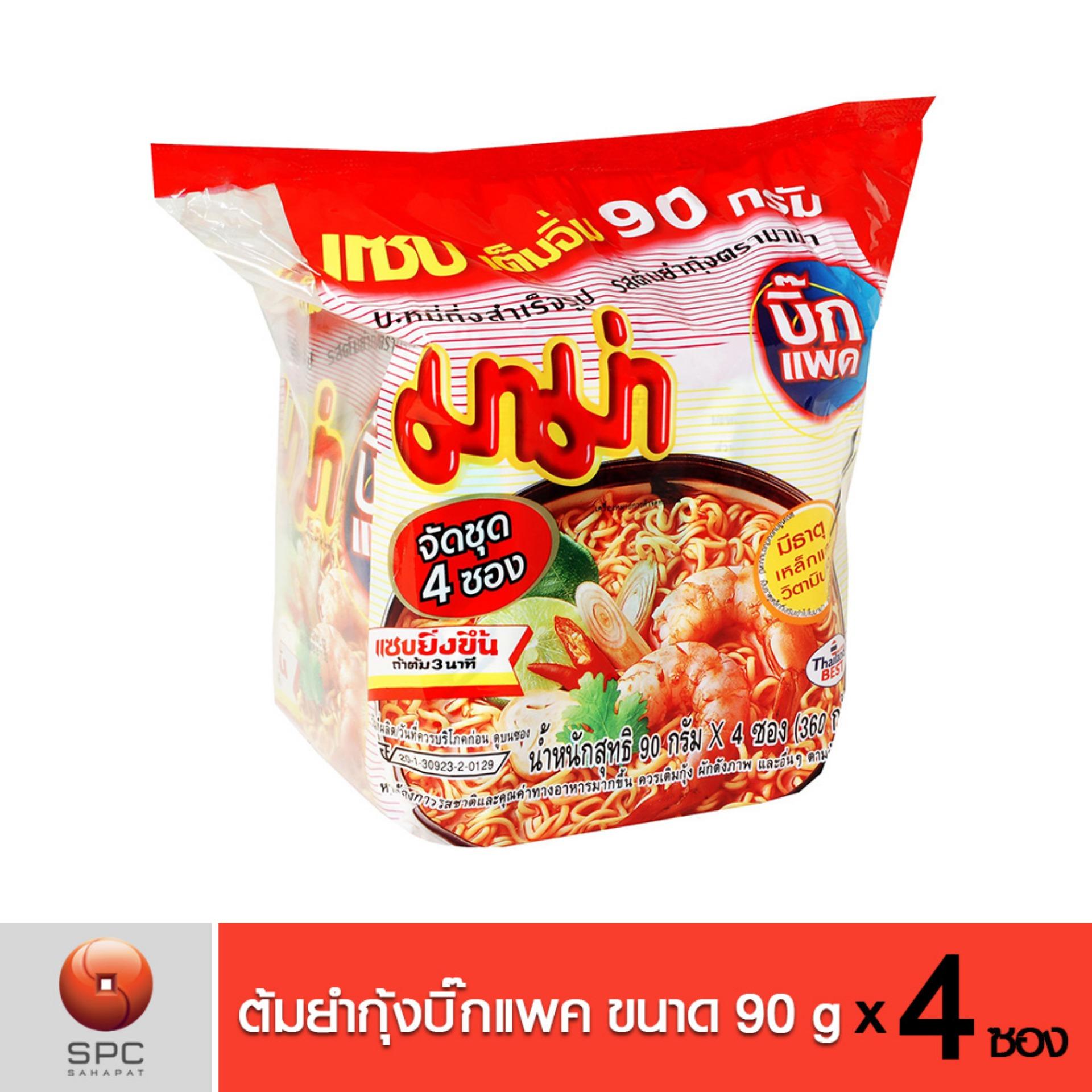 มาม่า บะหมี่ รสต้มยำกุ้ง บิ๊กแพค แพค 4