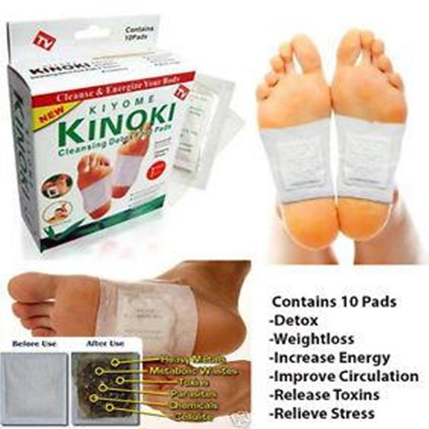 โปรโมชั่น Kinoki Detox Foot Pad แผ่นแปะเท้าดูดสารพิษ ล้างสารพิษ บรรจุ 5