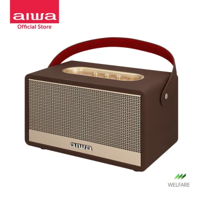 AIWA Retro Heritage Bluetooth Speaker portable speaker blue Bluetooth BASS ++