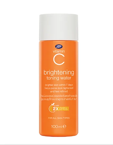 Boots Vitamin C Brightening Toning Water บู๊ทส์ โทนเนอร์ Boots Vitamin C Toner 100 ml