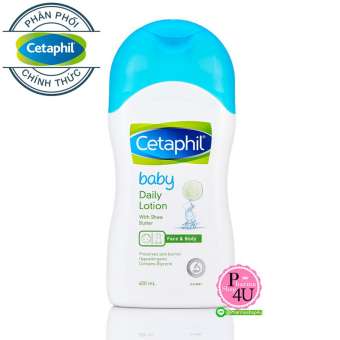 Cetaphil baby daily lotion (400 ml)ดูแลและปกป้องผิว อ่อนโยนสำหรับผิวเด็ก ผิวแพ้ง่าย เซตาฟิลเบบี้เดย์ลี่โลชั่น