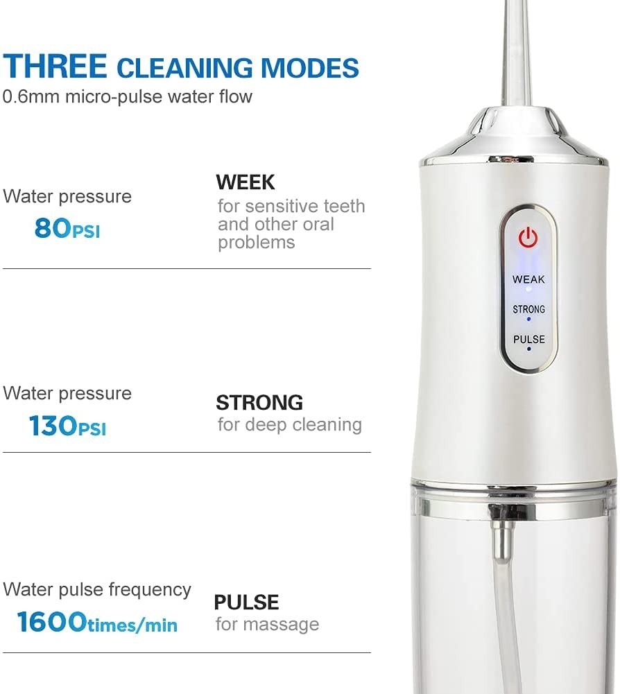 Oral irrigator flushing เครื่องฉีดน้ำทำความสะอาดซอกฟันไฟฟ้า