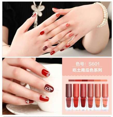 ยาทาเล็บ Set 6ขวด ยาทาเล็บสีสวยคุณภาพดี OYAFUN 6pcs*5ml. / กล่อง