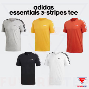 เสื้อยืดคอกลม adidas Essentials 3-Stripes Tee