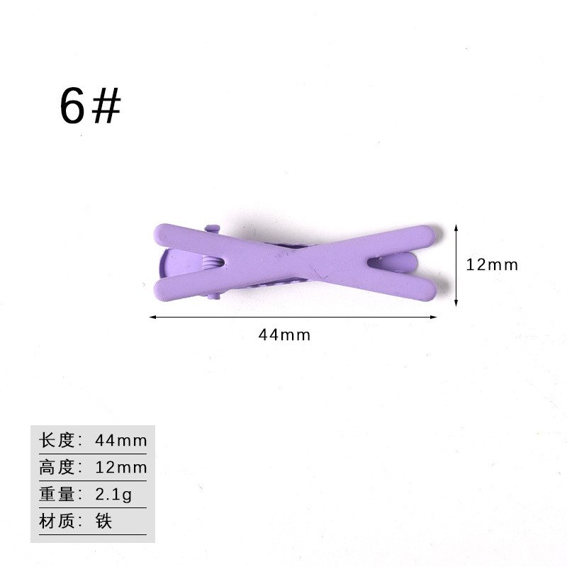 Ins net red cross hair clip Xshaped hair clip duckbill clip bb clip