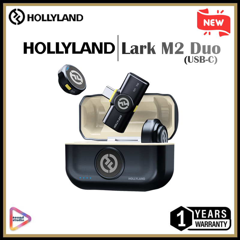 Hollyland Lark M2 Duo (Camera) - ไวเลสไมโครโฟนขนาดเล็ก