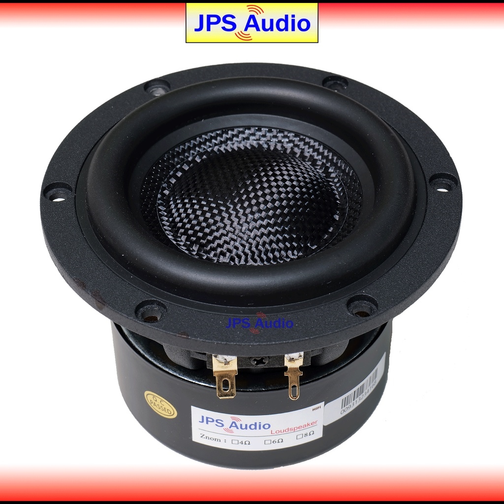 ลำโพงซับวูฟเฟอร์ 4 นิ้ว Hifi ซับเบส โครงหล่อ ดอกใยแก้ว ดอกลำโพงคุณภาพสูง Jps Audio 9yuuyfps