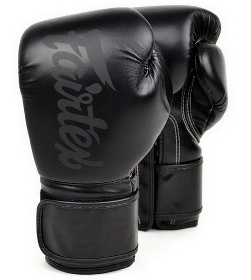 Fairtex Boxing Gloves BGV14 BLACK Sparring Gloves 14 oz. BlueMareen