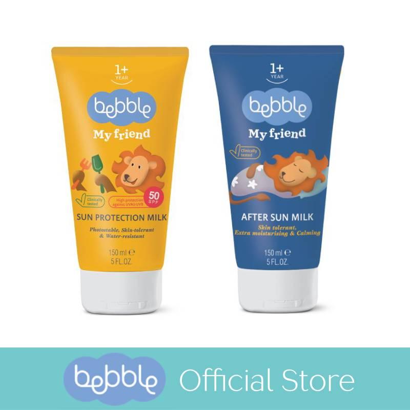 Bebble My Friend Total Sun Care Bundle - เซ็ตผลิตภัณฑ์ดูแลปกป้องผิวจากแดด เหมาะสำหรับแม่และเด็ก