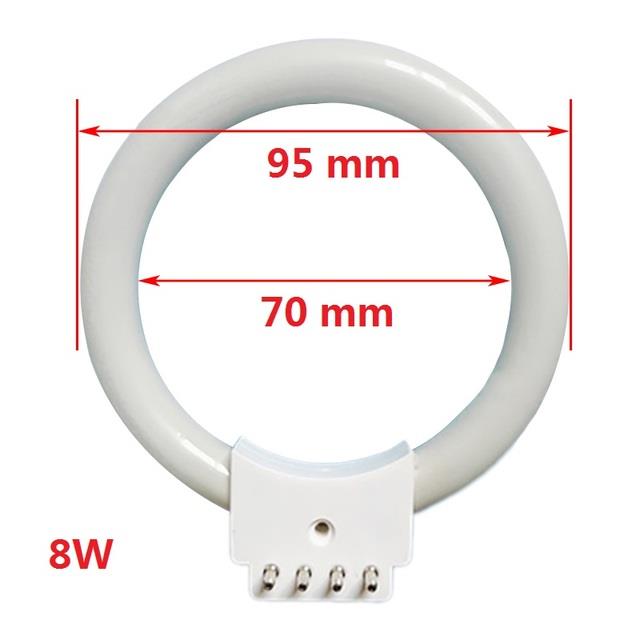 Microscope Accessories Kit 8W 10W Microscope Top Light Source Fluorescent Ring Lamp Inner Diameter 60/64/70mm For Stereo Microscope