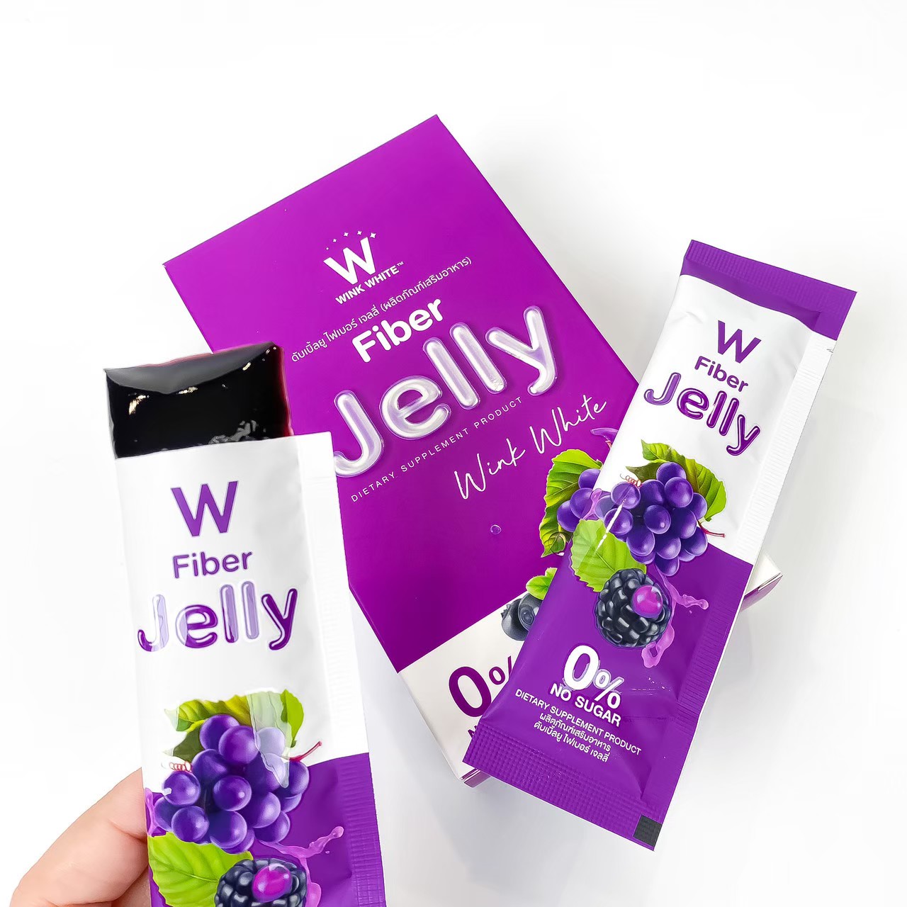ส่งฟรี FIBER JELLY ไฟเบอร์ เจลลี่ ช่วยในเรื่องปรับระบบขับถ่าย ถ่ายง่าย